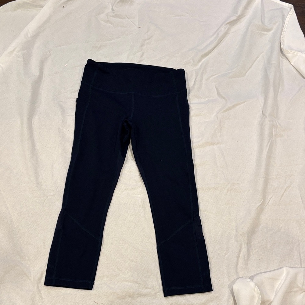 lululemon athletica Navy Blue Women's Crop Leggings